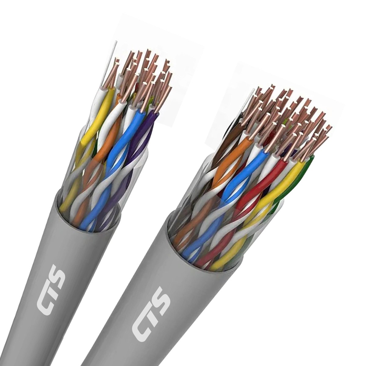 CTS Multipair Category 3 Indoor U/UTP 0.5mm PVC Cable - cts