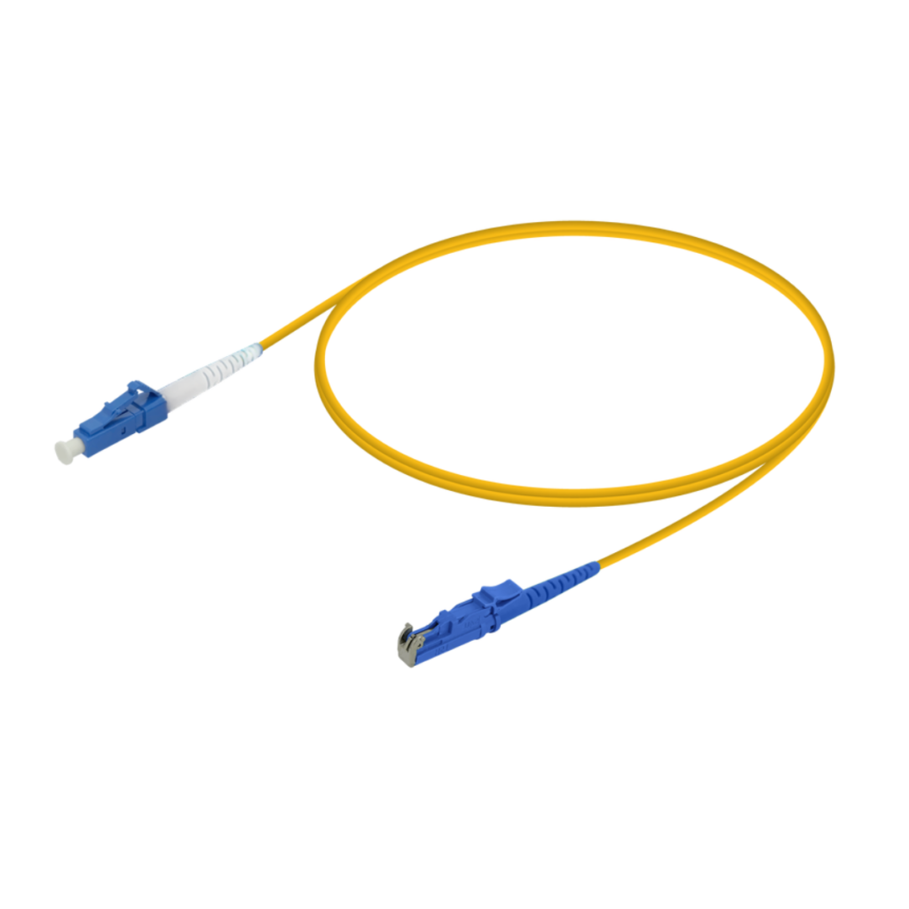 CTS Fiber Patch Cord Simplex LC/UPC to E2000/UPC OS2 LSZH
